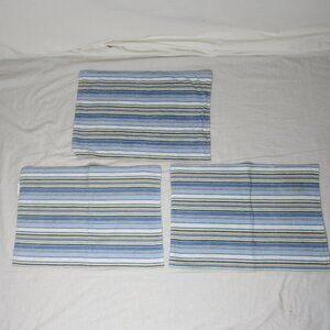 Dansk Blue Stripe Cotton Placemats 3